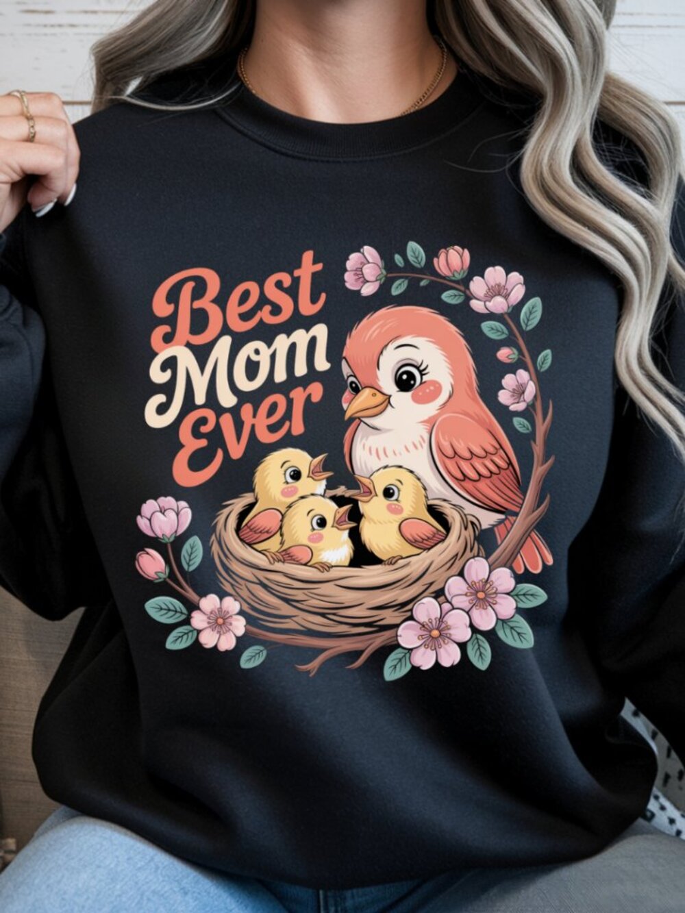 Best Mom Ever Crew Neck Sweatshirt